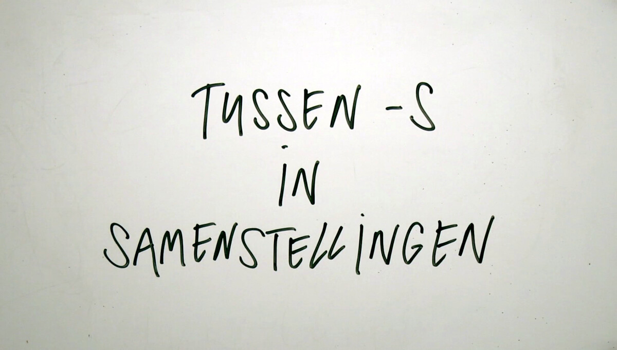Wanneer schrijf je een tussen-s? - dt met JP - Net In Nederland